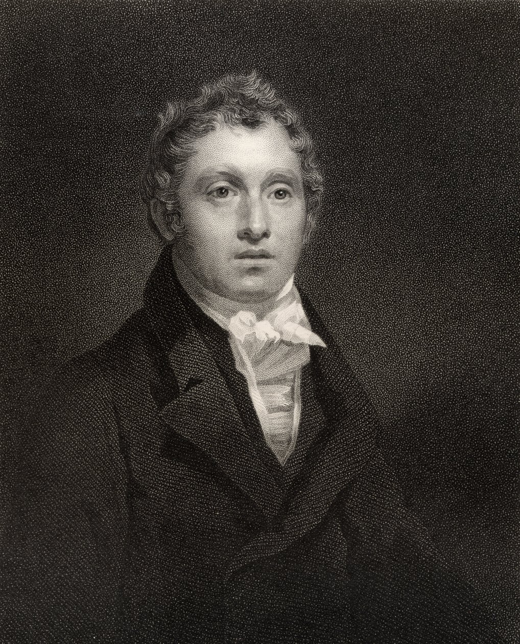 Sir David Brewster, rytowany przez W. Holla, z 