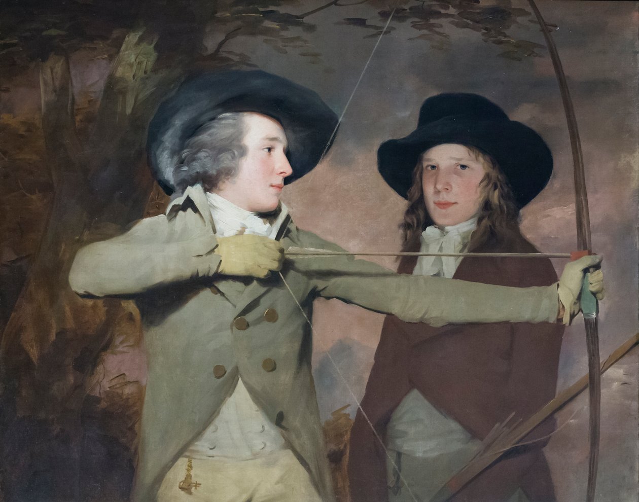 Łucznicy, ok. 1789-90 (olej na płótnie) autorstwa Henry Raeburn