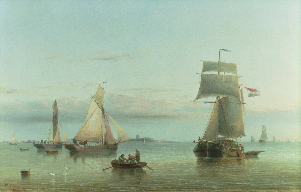 Spokój na Humberze, 1864 autorstwa Henry Redmore