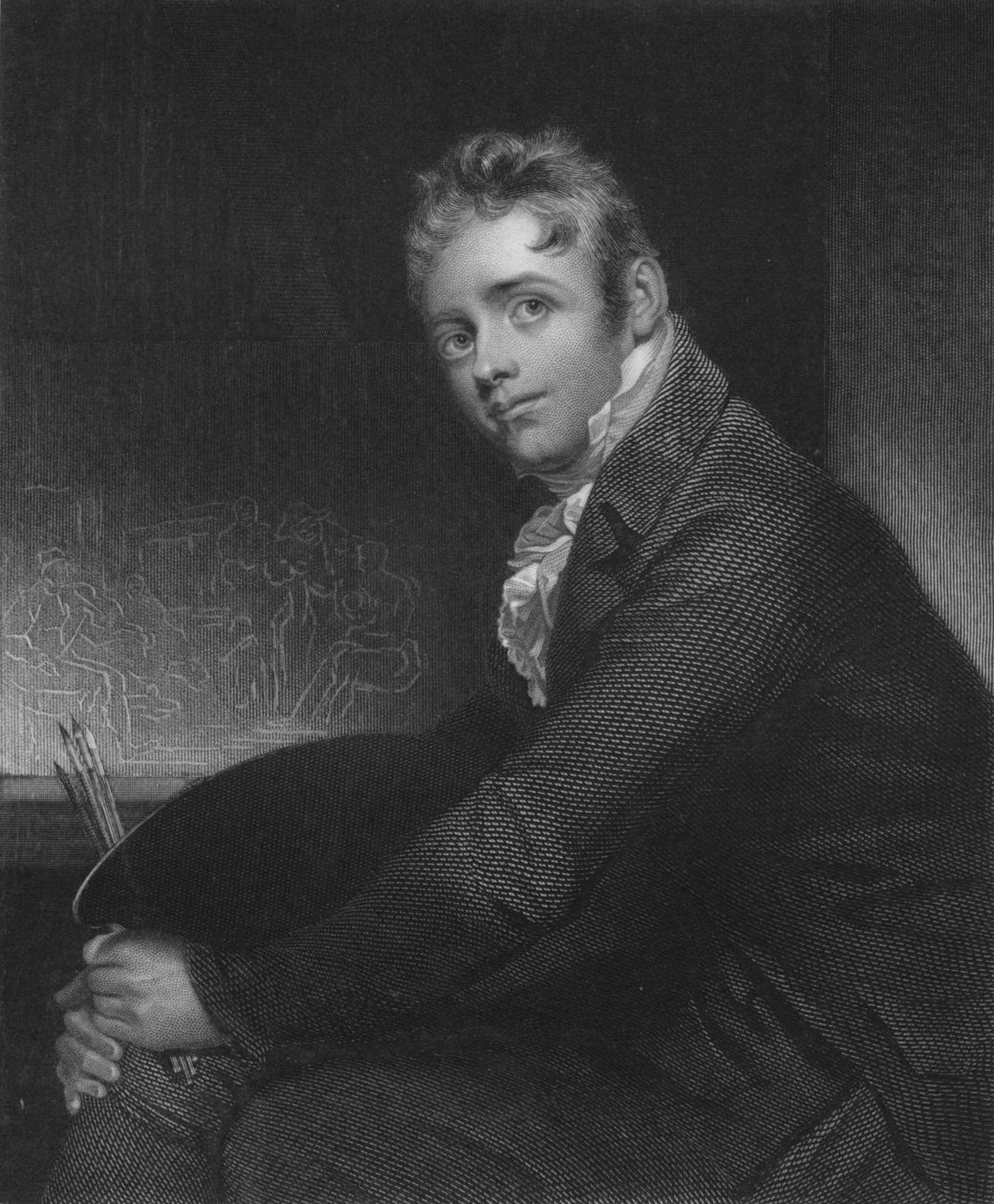 David Wilkie, Esq. RA, 1834. autorstwa Henry Robinson
