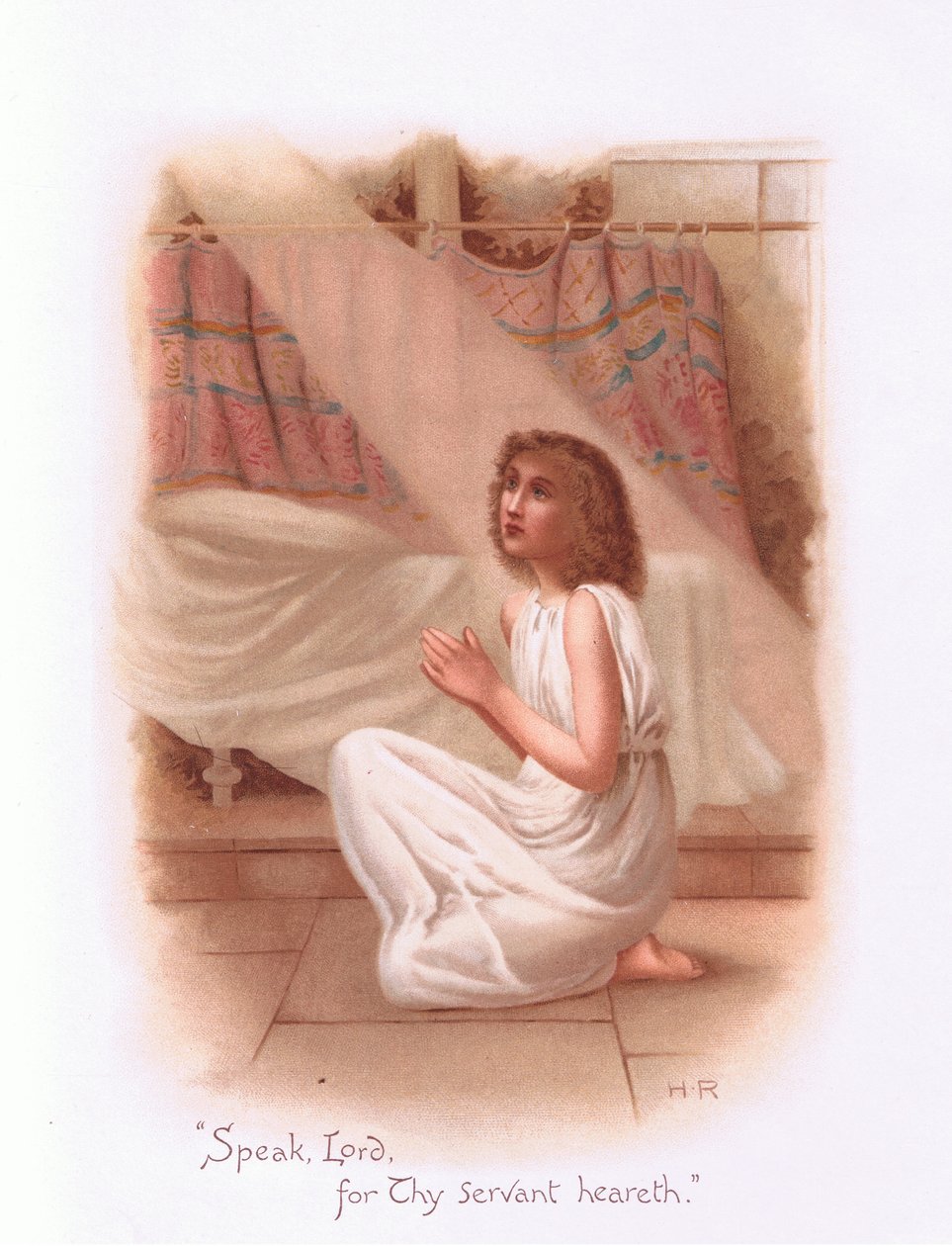 Mów, Panie, bo Twój sługa słucha. autorstwa Henry Ryland