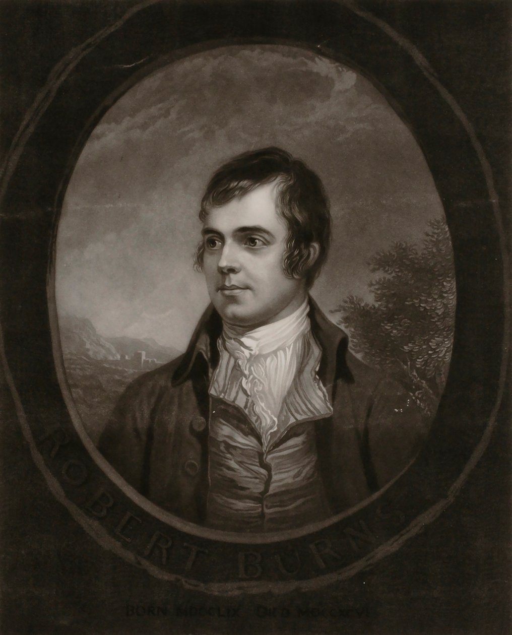 Robert Burns autorstwa Henry S. Sadd