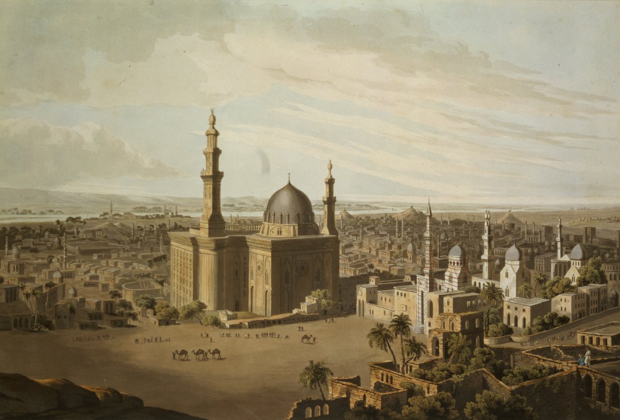 Widok Wielkiego Kairu, rytowany przez Daniela Havella (1785-1826) 1809 autorstwa Henry Salt