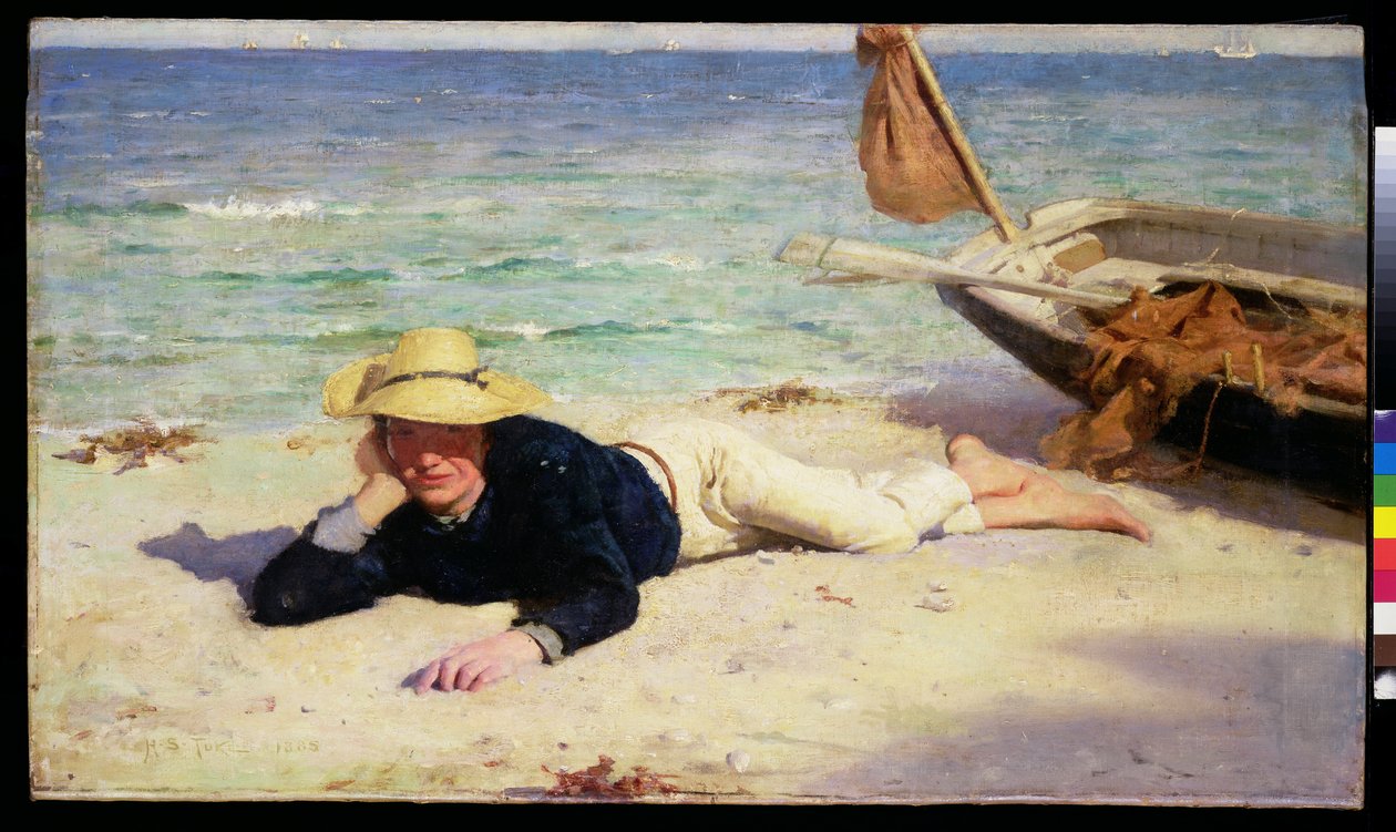 Gorący letni dzień autorstwa Henry Scott Tuke