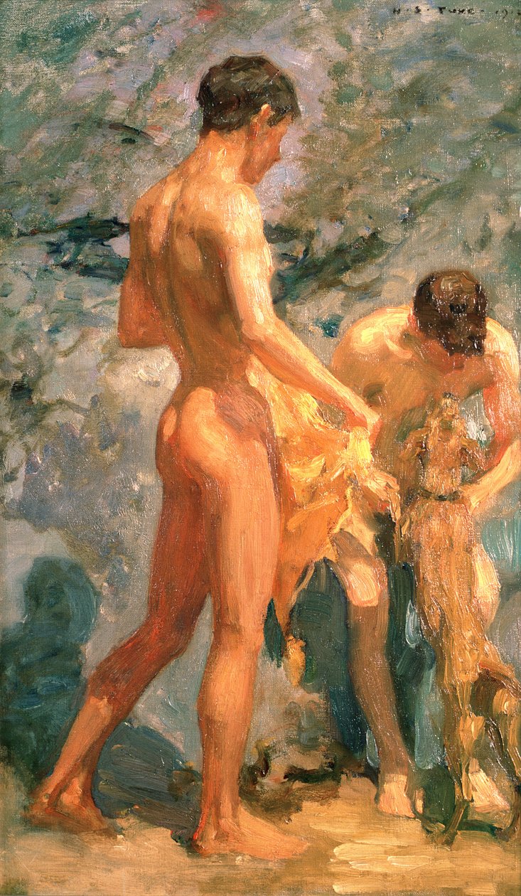 Kąpiel chłopców, 1912 autorstwa Henry Scott Tuke