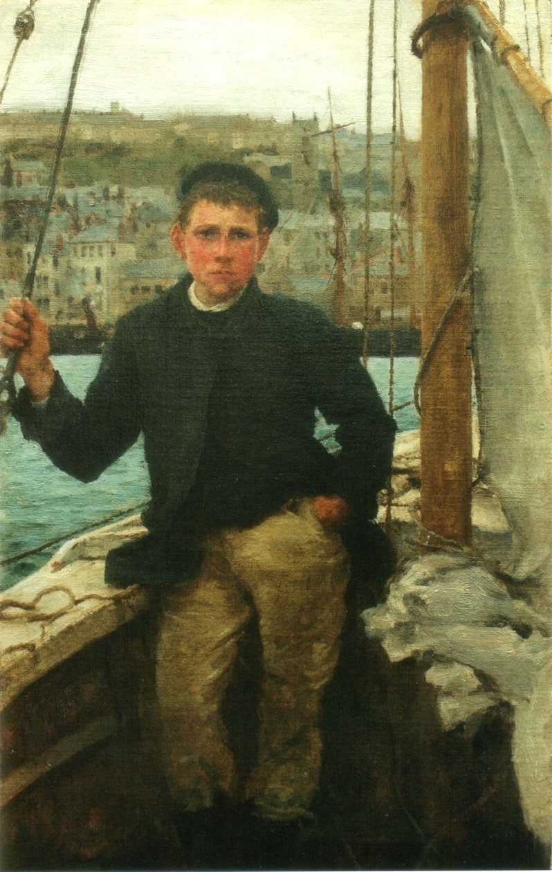 Portret Jacka Rollinga autorstwa Henry Scott Tuke