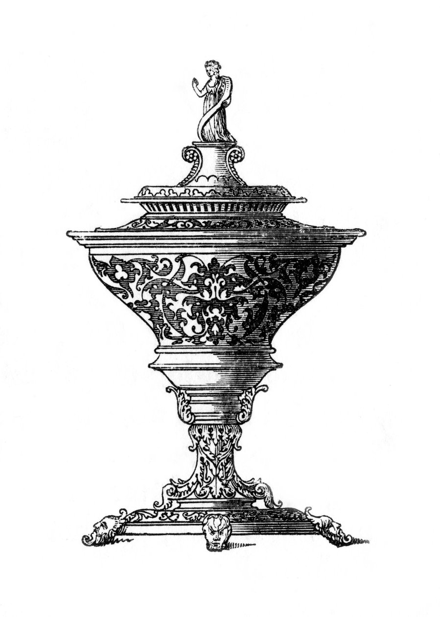 Projekt solniczki, 1645, 1843. autorstwa Henry Shaw