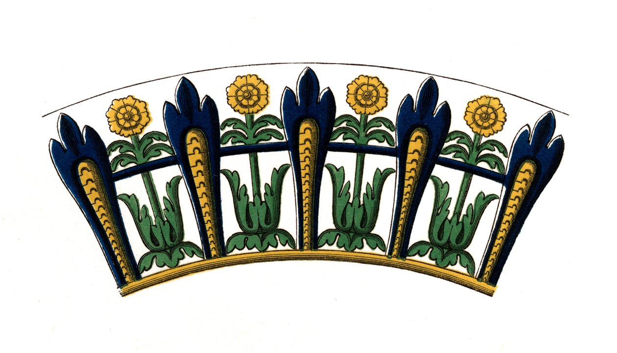 Fragment naczynia emaliowanego, początek XVII wieku, 1843. autorstwa Henry Shaw