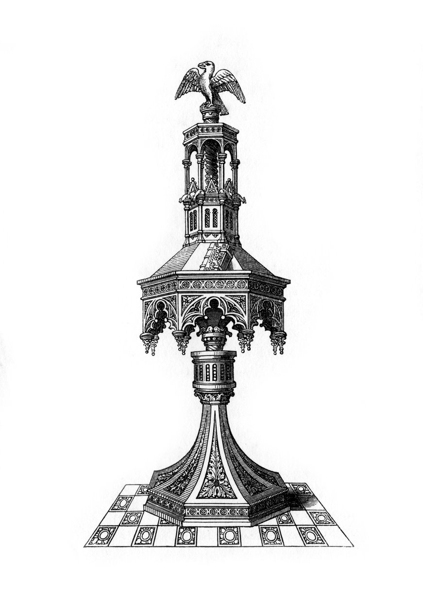 Mównica, XV w., 1843 r. autorstwa Henry Shaw