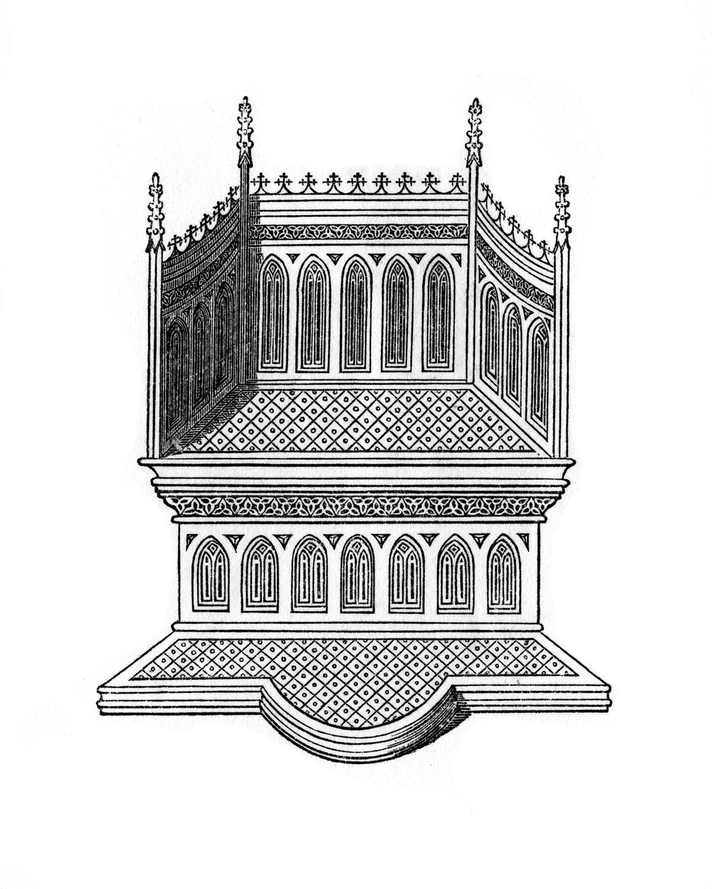 Tron, 1843. autorstwa Henry Shaw