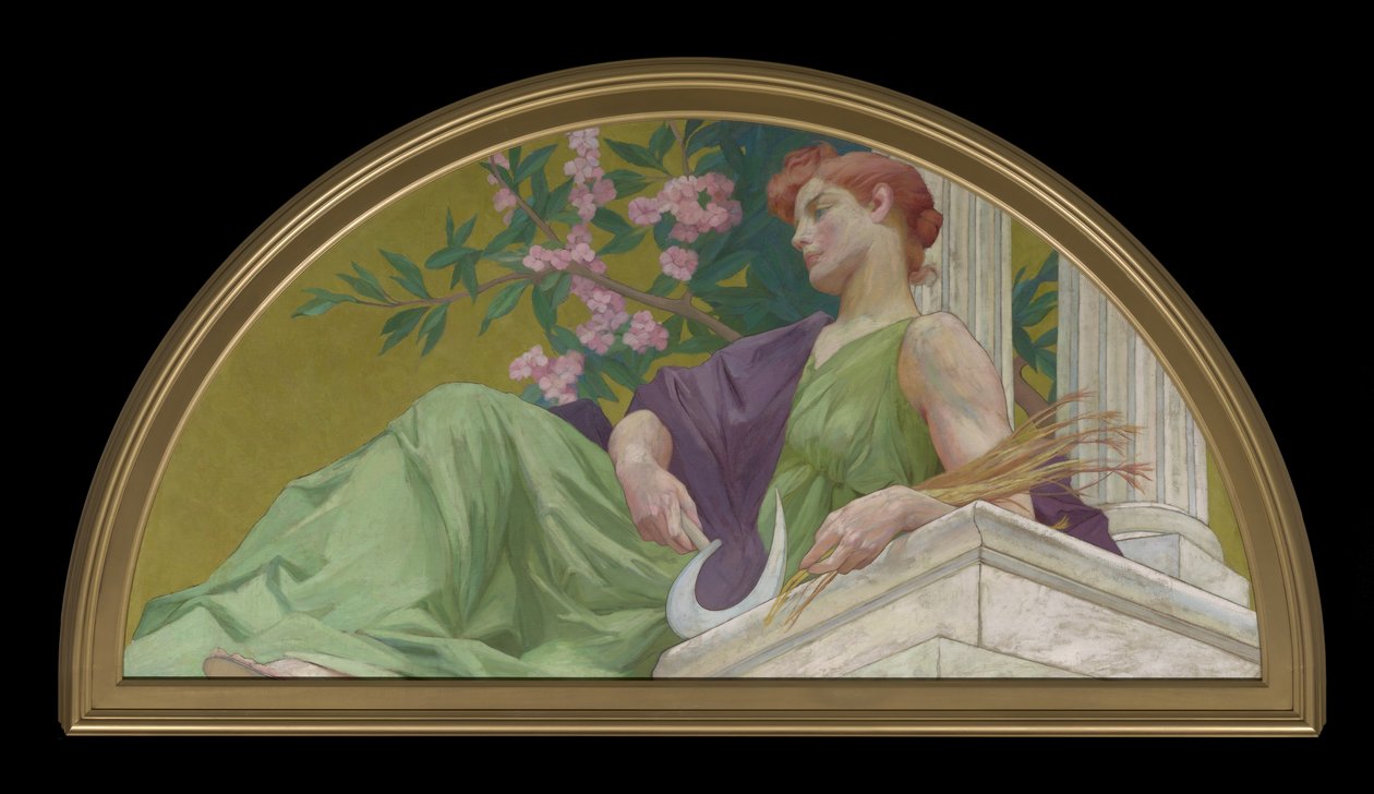 Muza Rolnictwa, 1893 autorstwa Henry Siddons Mowbray