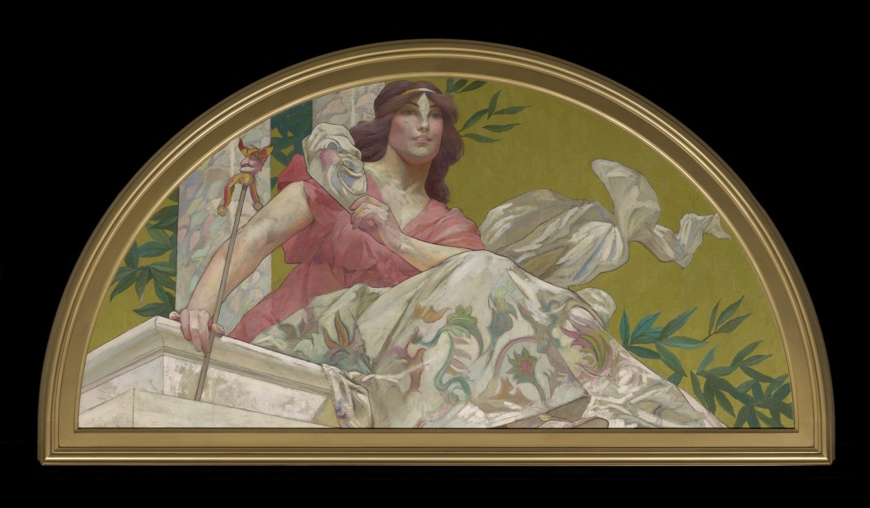 Muza komedii, 1893 autorstwa Henry Siddons Mowbray