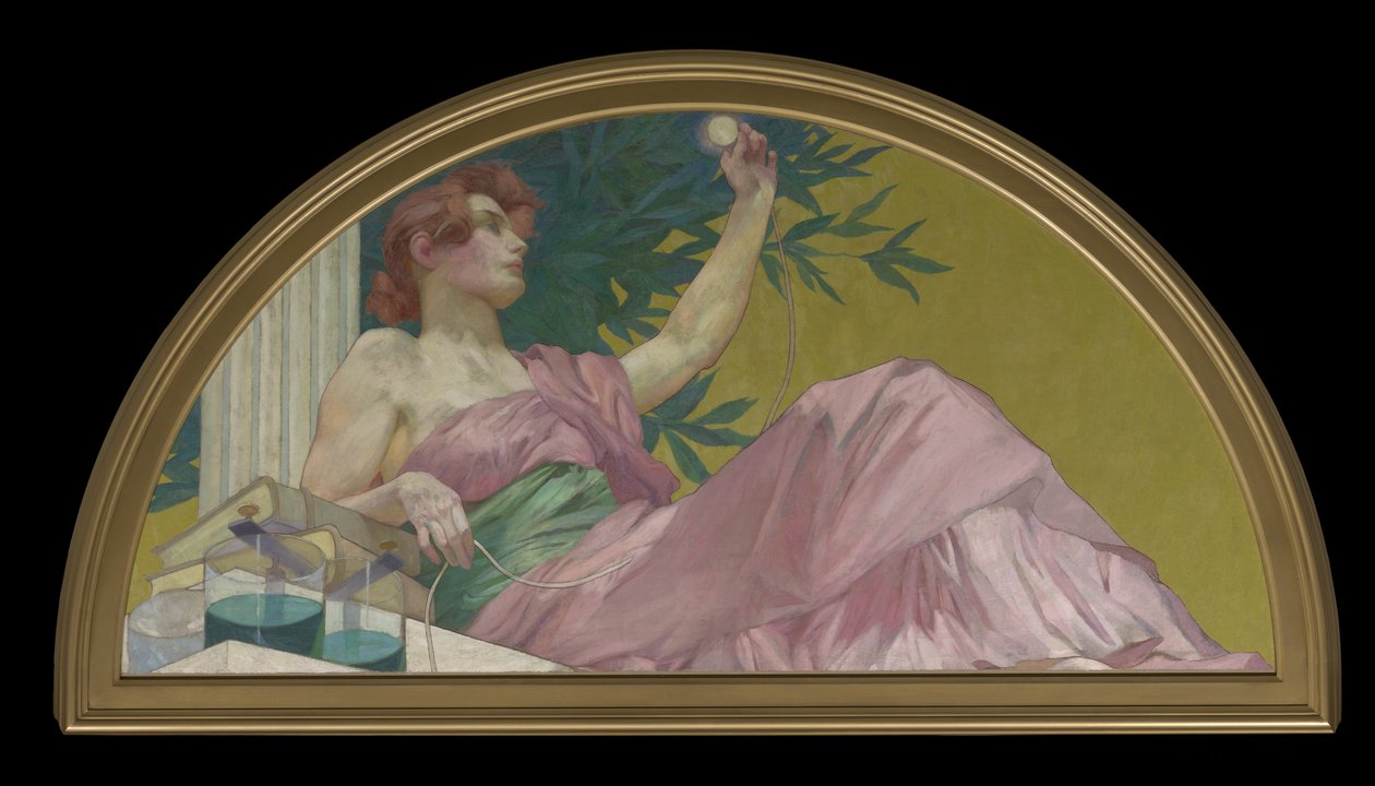 Muza Elektryczności, 1893 autorstwa Henry Siddons Mowbray