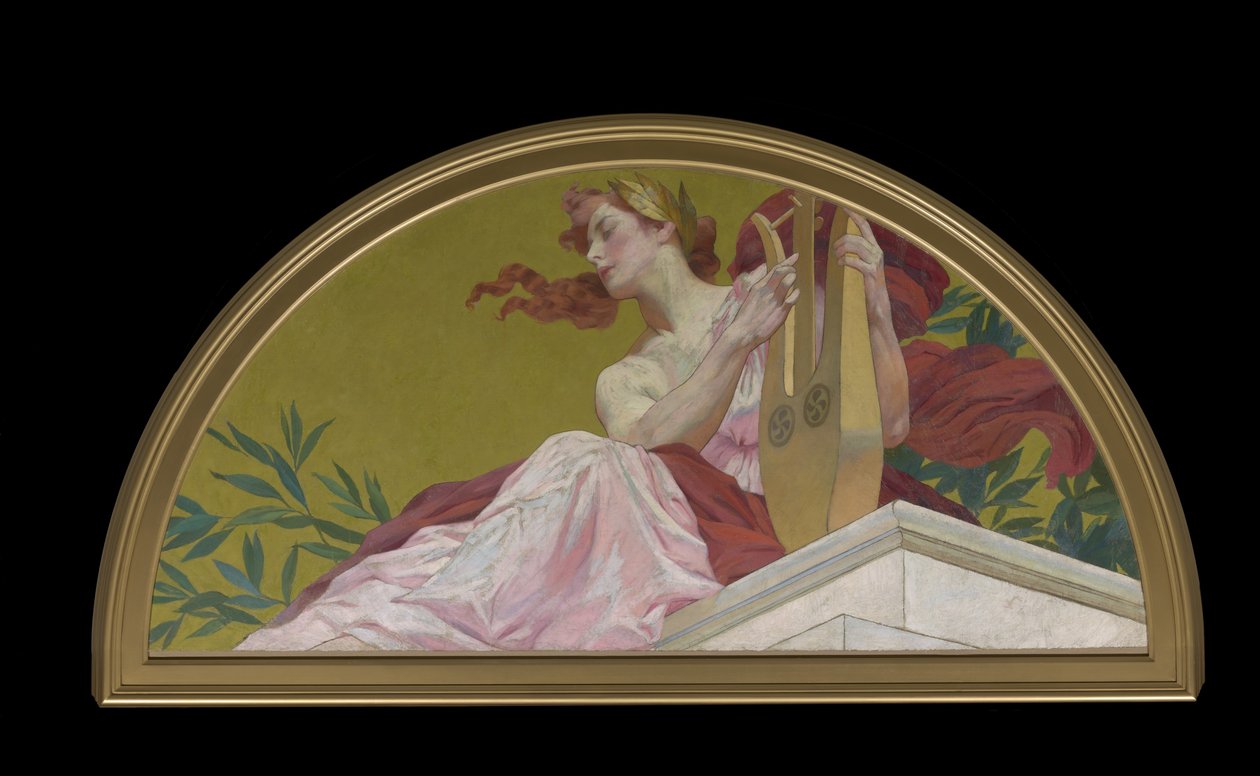 Muza poezji lirycznej, 1893 autorstwa Henry Siddons Mowbray