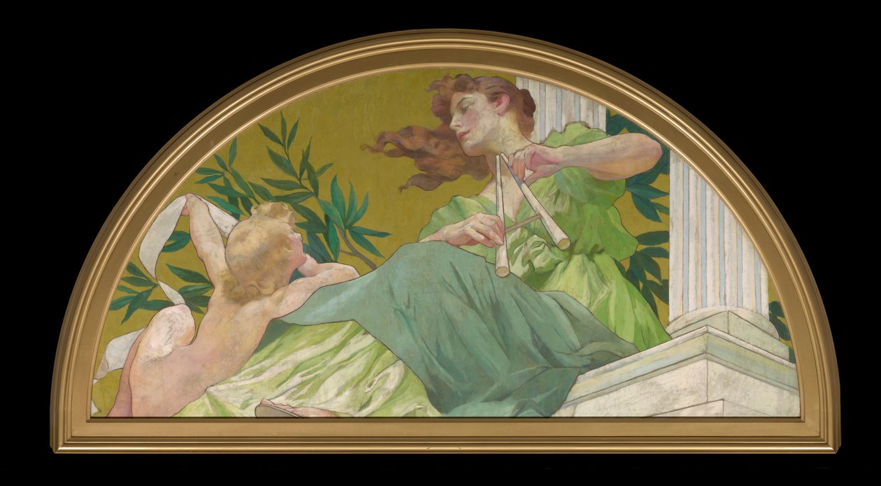 Muza Muzyki autorstwa Henry Siddons Mowbray