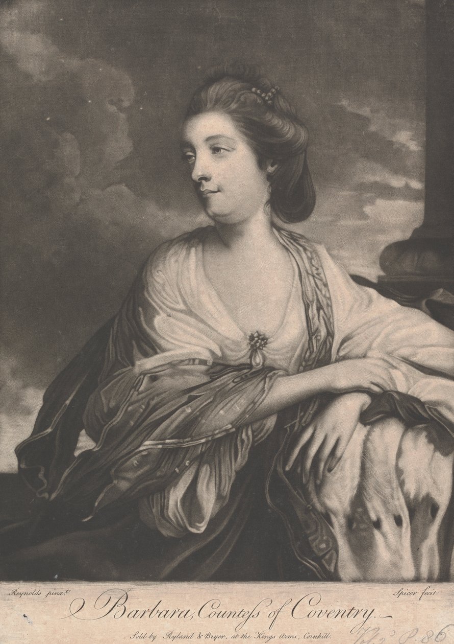 Barbary, hrabiny Coventry autorstwa Henry Spicer