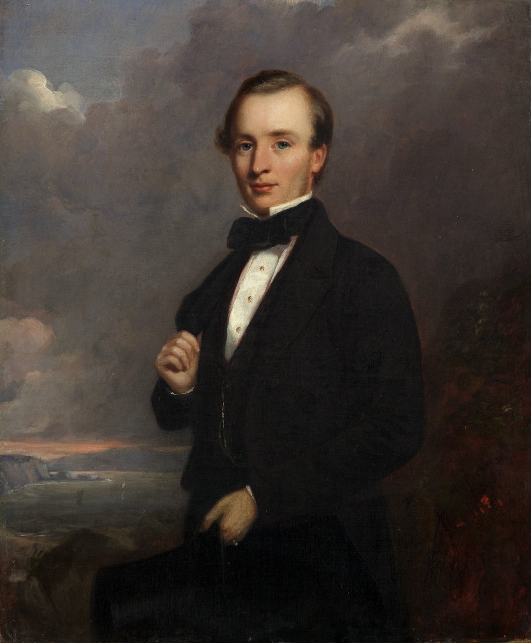 Portret młodego mężczyzny (olej na płótnie) autorstwa Henry Spurrier Parkman