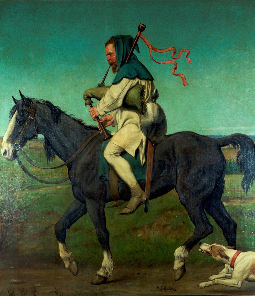 Miller, z „Opowieści kanterberyjskich”, 1878 autorstwa Henry Stacey Marks