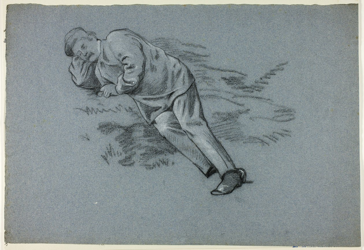 Śpiący mężczyzna autorstwa Henry Stacy Marks