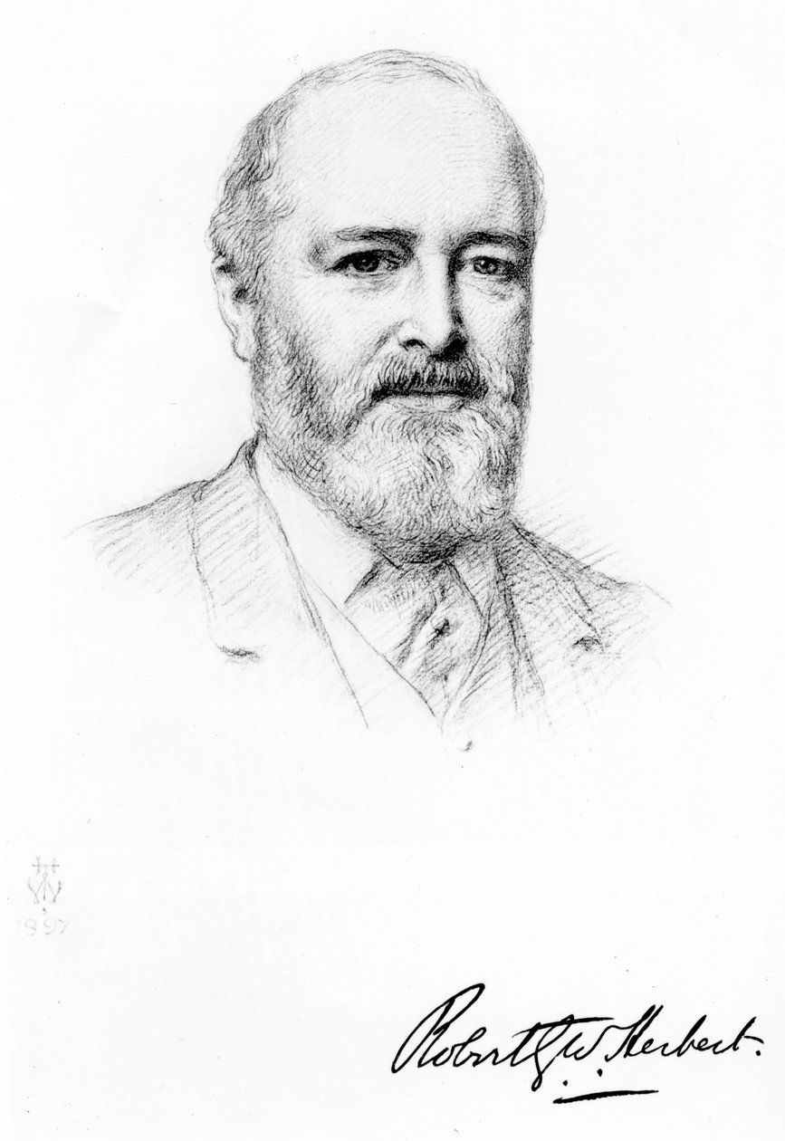 Sir Robert Herbert, 1897 autorstwa Henry Tanworth Wells