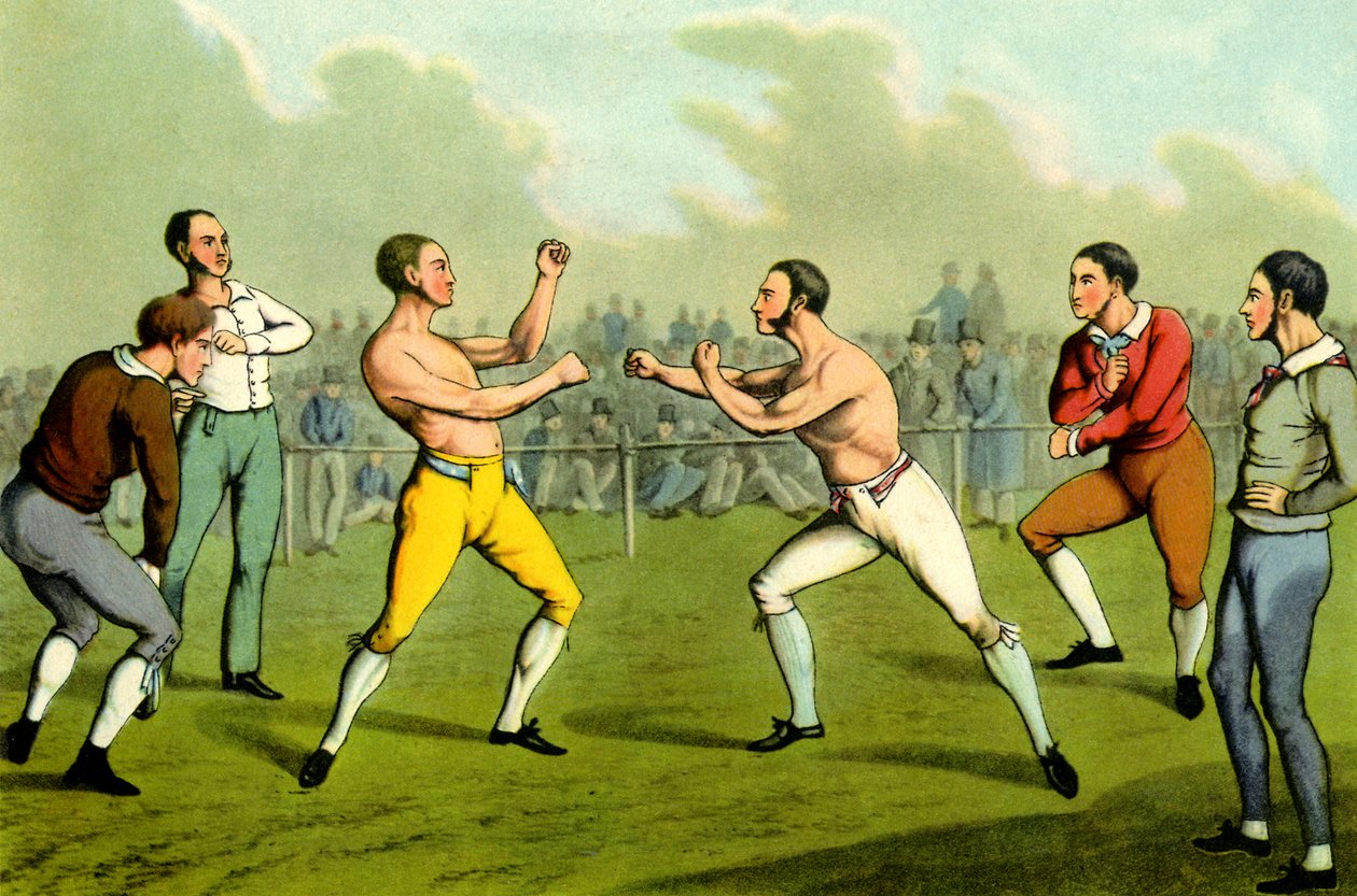 Boks na gołe kostki autorstwa Henry Thomas Alken