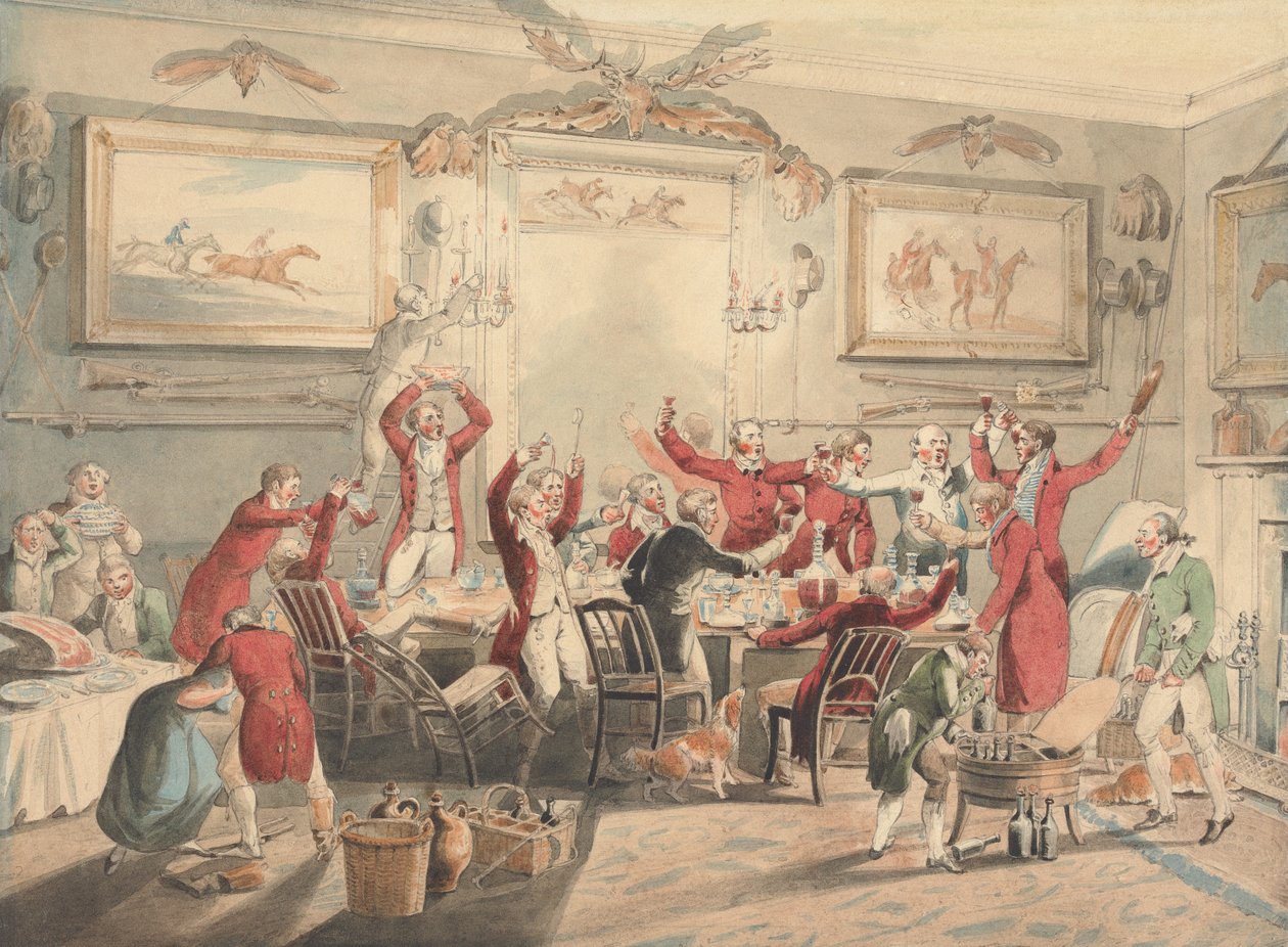 Polowanie na lisa: Toast autorstwa Henry Thomas Alken