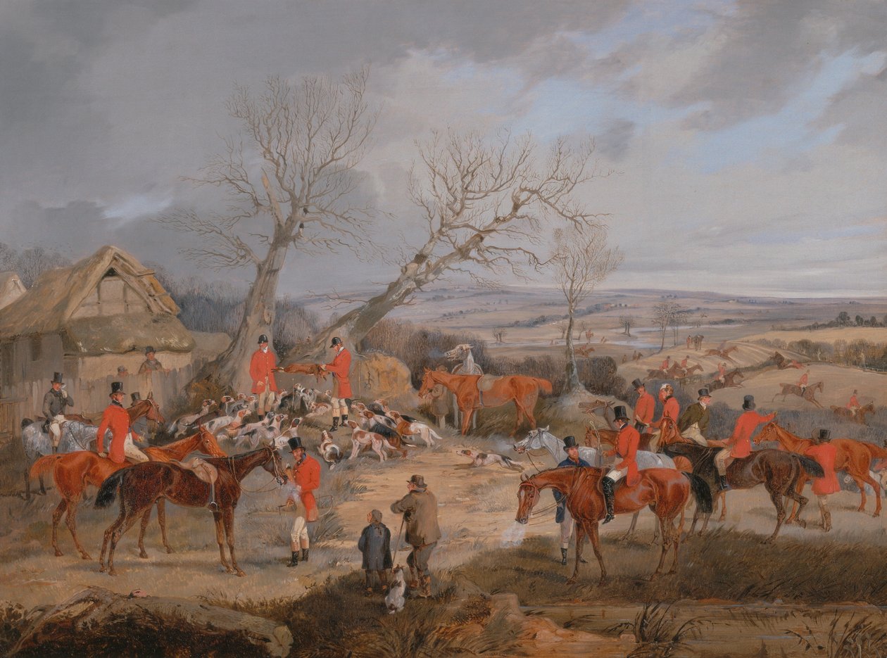 Scena polowania: Zabójstwo autorstwa Henry Thomas Alken