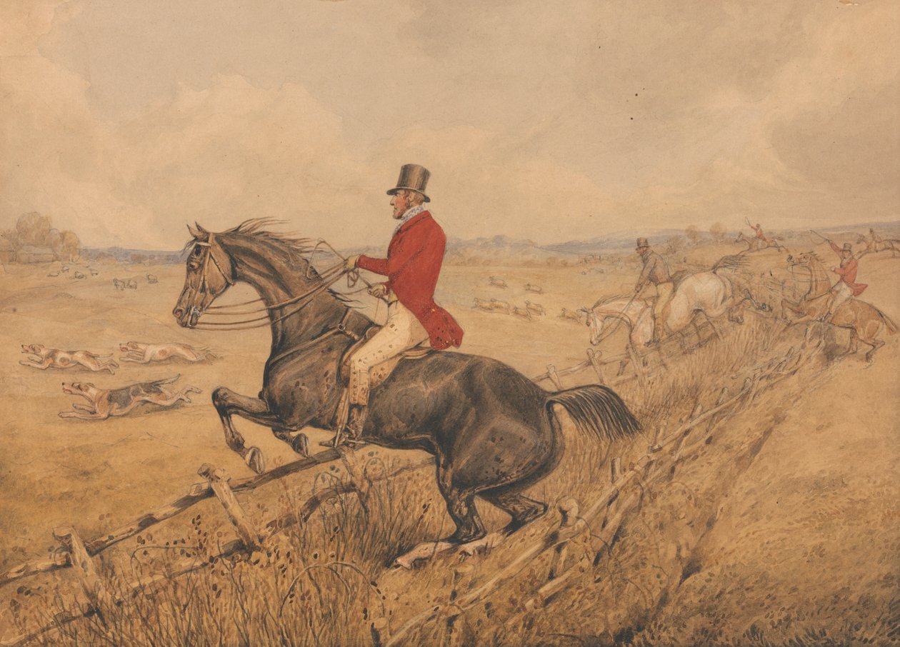 Sprytne wejście i wyjście autorstwa Henry Thomas Alken