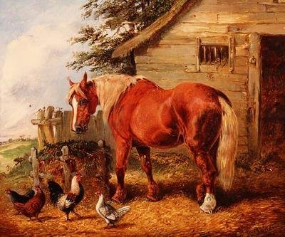 Poza stajnią autorstwa Henry Thomas Alken