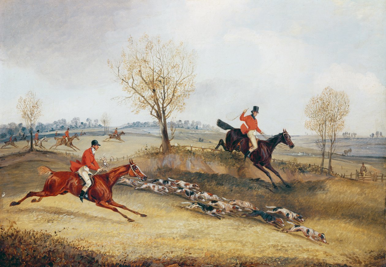 Przez płot autorstwa Henry Thomas Alken