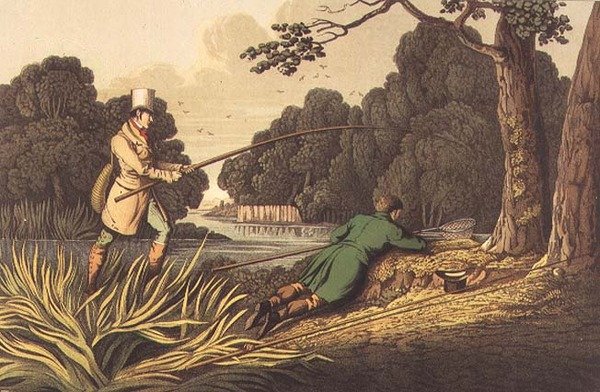 Pike Fishing, akwatinacja I. Clarka, wyd. autorstwa Thomasa McLeana autorstwa Henry Thomas Alken