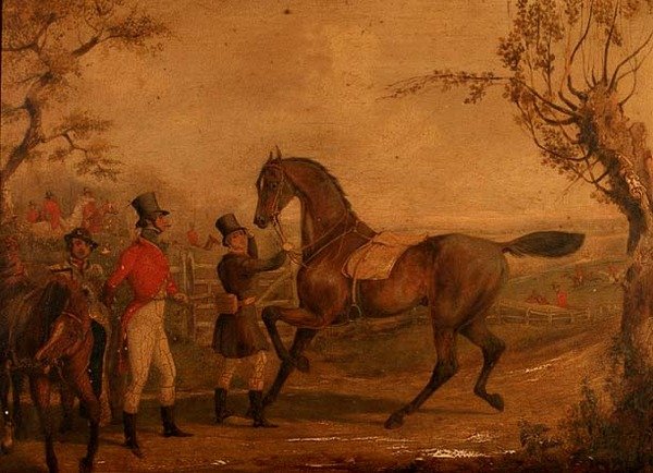Przygotowanie do polowania (para 63920) autorstwa Henry Thomas Alken