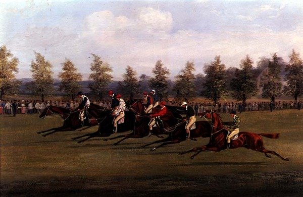 Scena wyścigowa autorstwa Henry Thomas Alken