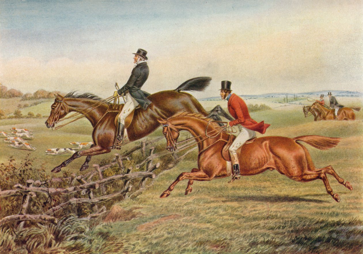Kleryk wskazuje drogę, ok. 1800, 1922 autorstwa Henry Thomas Alken