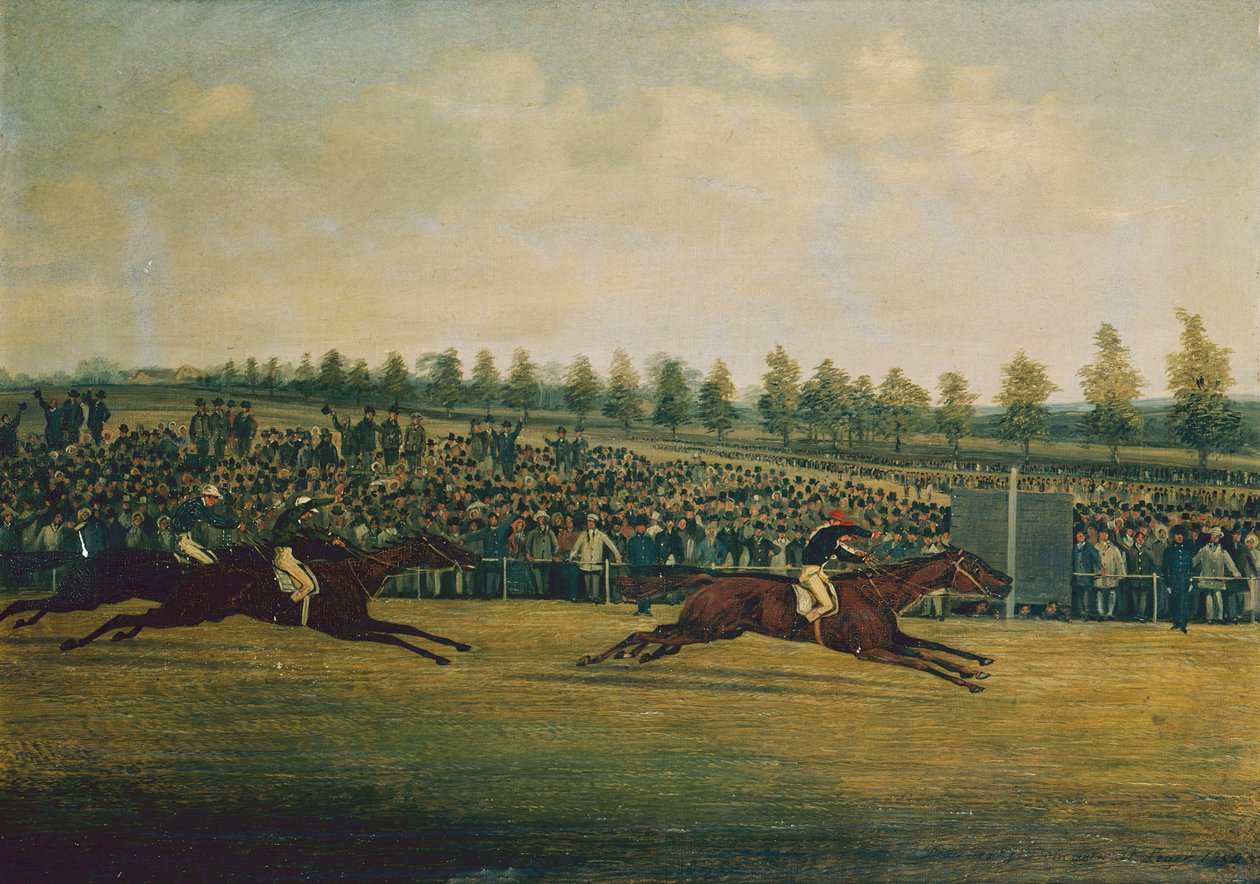Doncaster St Leger autorstwa Henry Thomas Alken