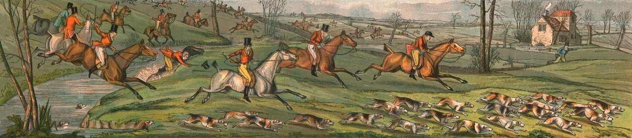 Polowanie - Pełny płacz, 1820, 1890. autorstwa Henry Thomas Alken