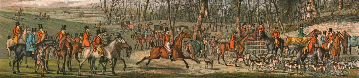 Polowanie - Spotkanie, 1820, 1890. autorstwa Henry Thomas Alken