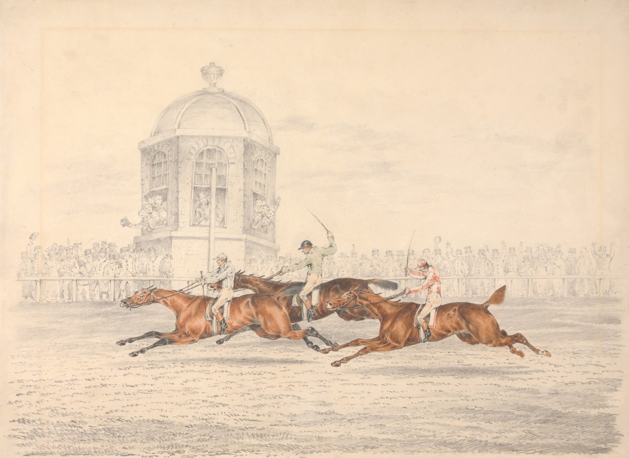 St. Leger, Doncaster: meta autorstwa Henry Thomas Alken