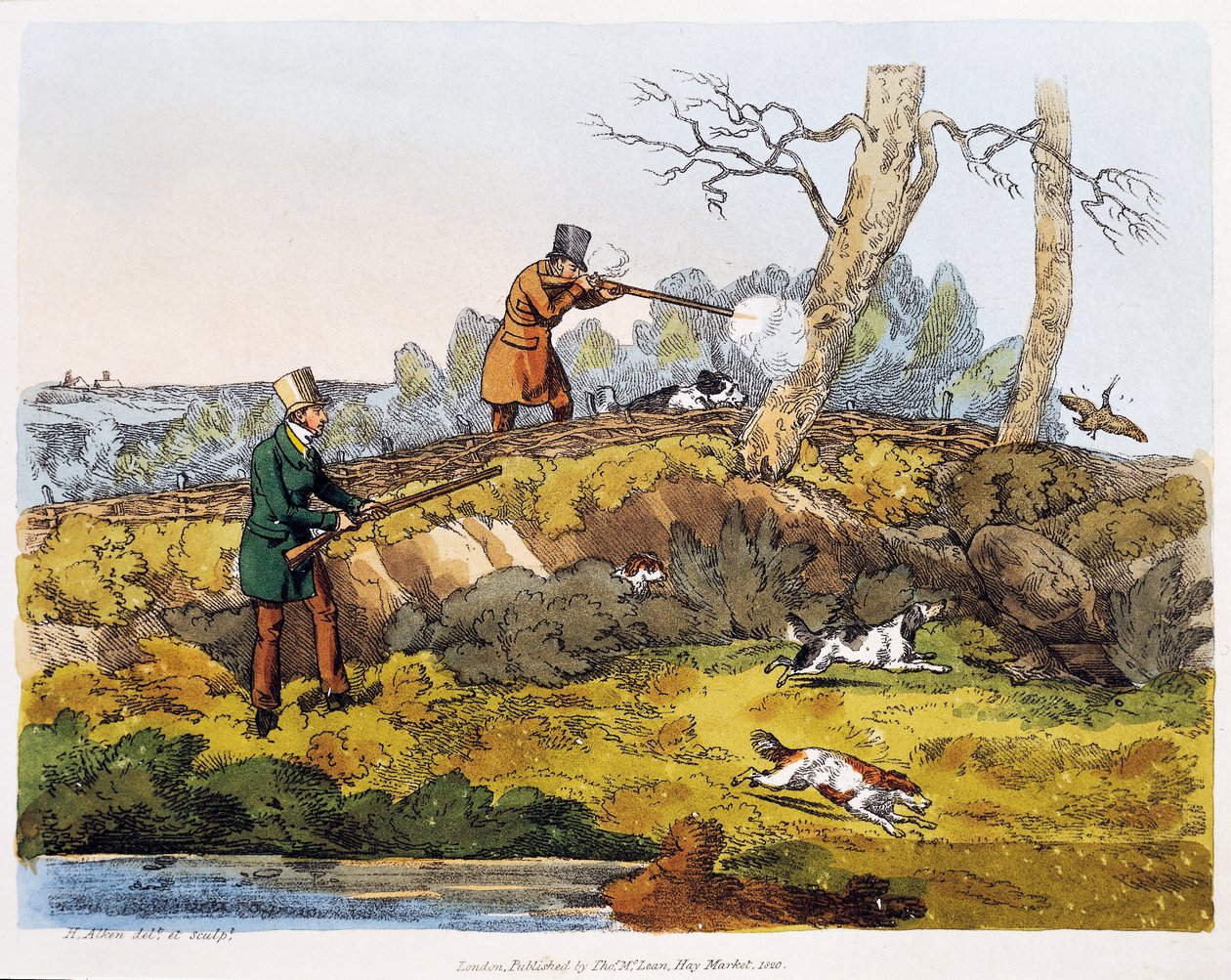 Polowanie na słonki autorstwa Henry Thomas Alken