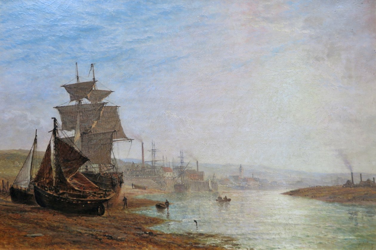 Odpływ w pobliżu Shoreham, Sussex autorstwa Henry Thomas Dawson