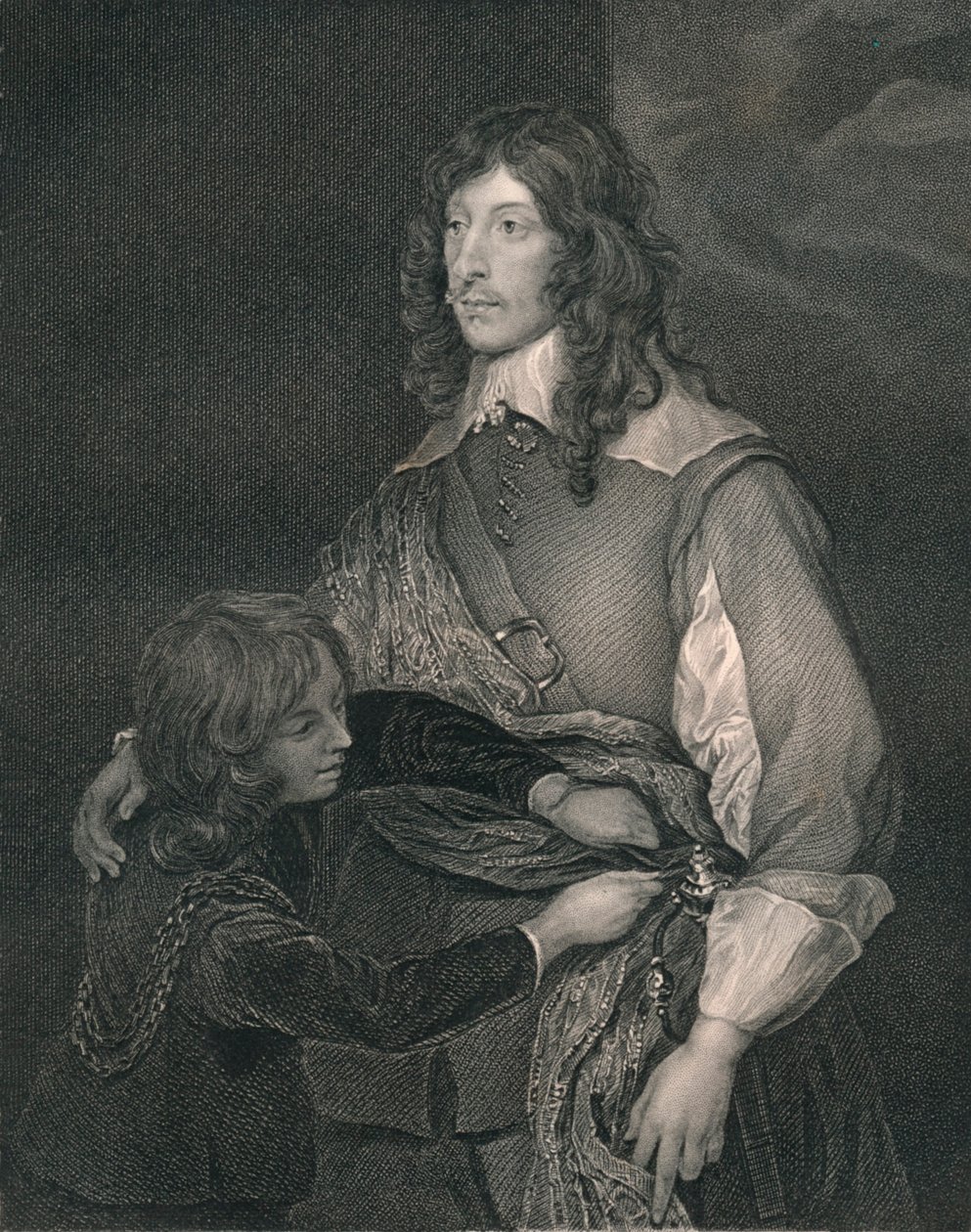 George, Lord Goring, początek XIX wieku. autorstwa Henry Thomas Ryall