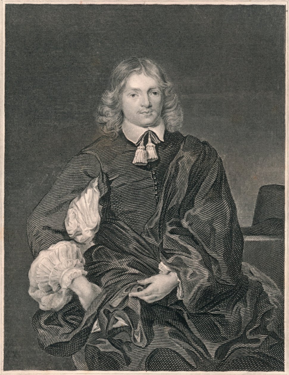 Lucius Carey, wicehrabia Falkland, połowa XIX wieku. autorstwa Henry Thomas Ryall
