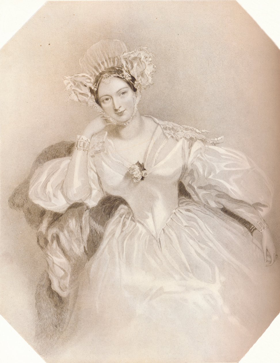 Marguerite hrabina Blessington, c1834 autorstwa Henry Thomas Ryall