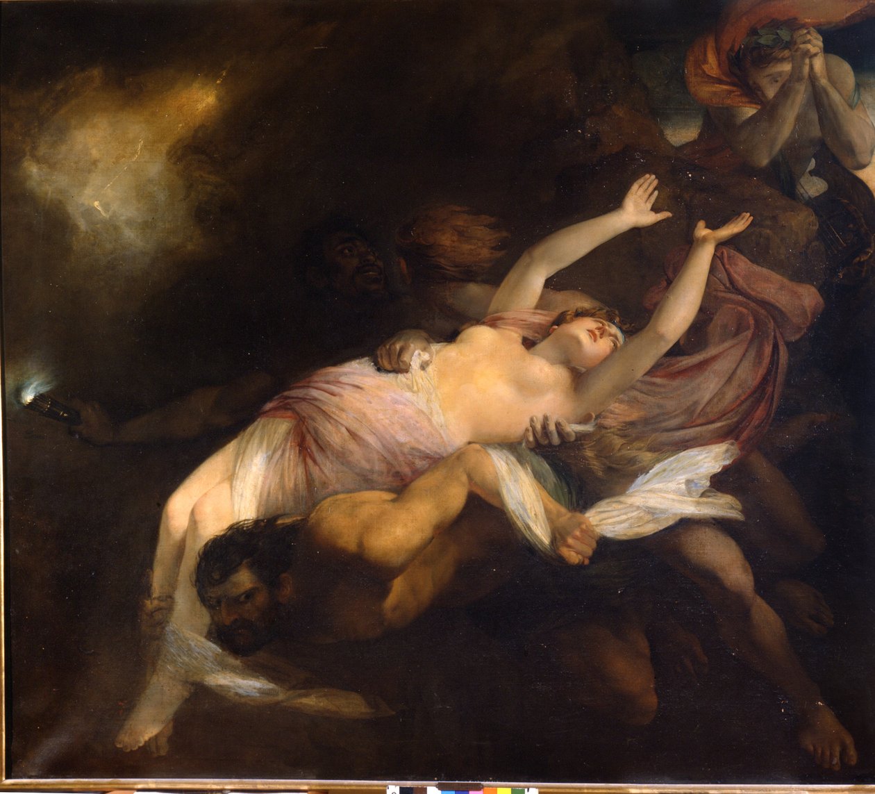 Eurydice porwana w Orphee, Henry Thomson (1773 - 1843), obraz olejny. autorstwa Henry Thomson