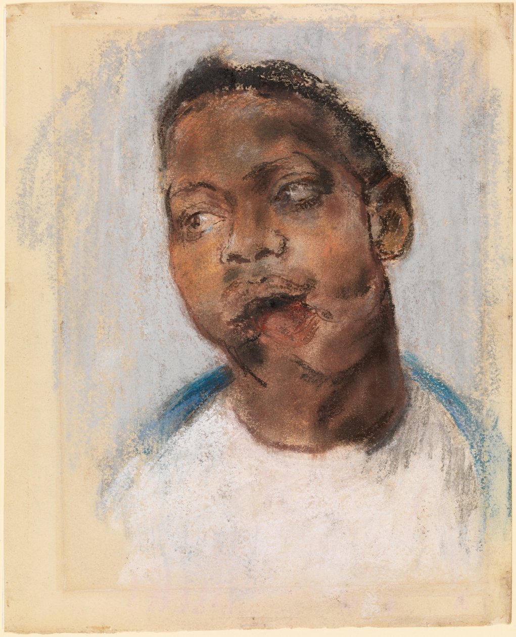 Portret rannego żołnierza przed leczeniem autorstwa Henry Tonks