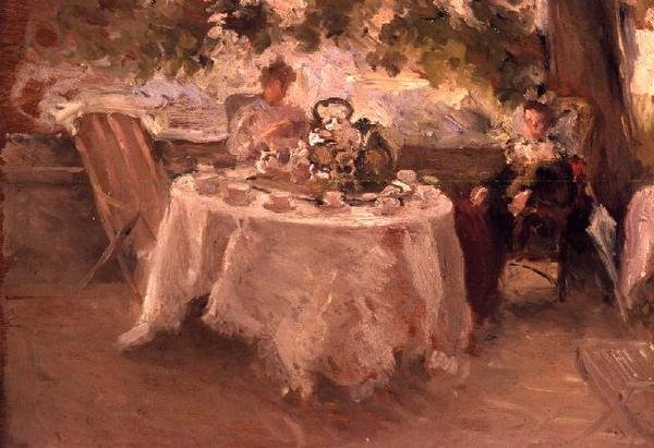Przyjęcie herbaciane autorstwa Henry Tonks