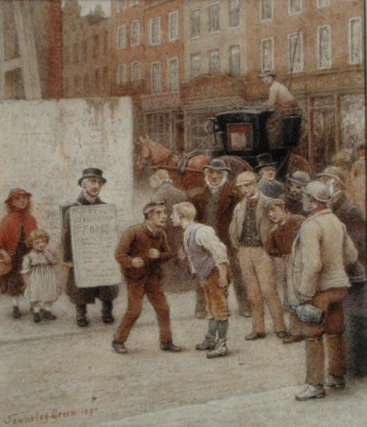 Niezgoda (akwarela na papierze) autorstwa Henry Towneley Green
