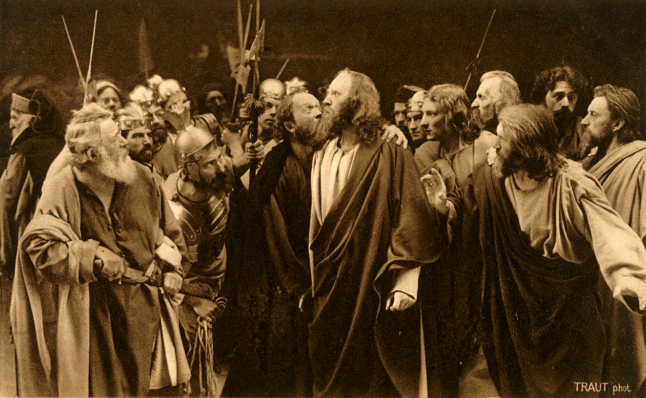 Judasz zdradza swojego pana, 1922. autorstwa Henry Traut