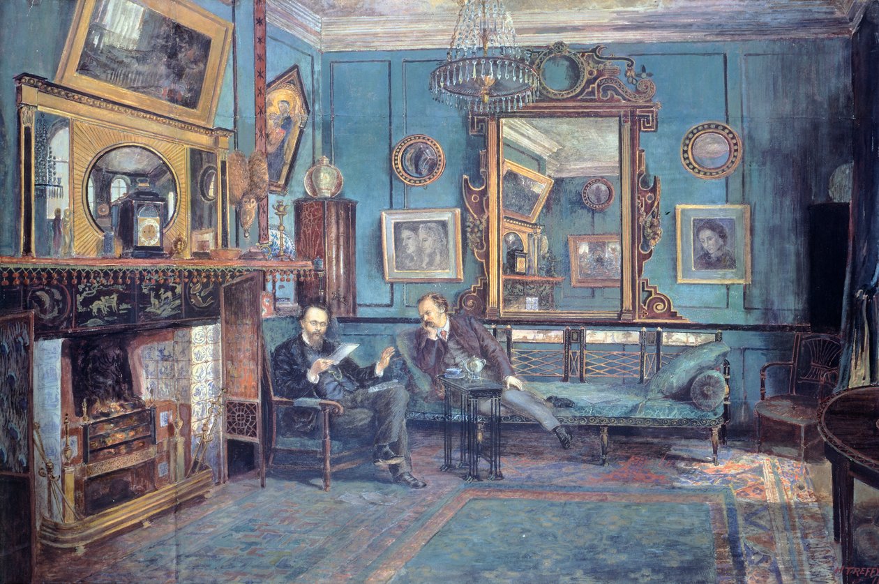 Dante Gabriel Rossetti czyta wiersz do Theodore