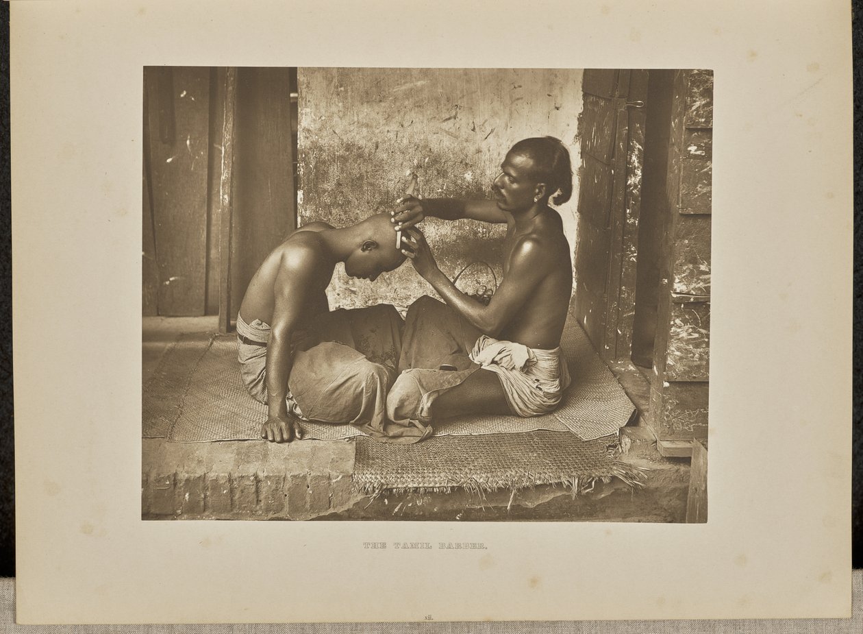 Tamilski fryzjer autorstwa Henry W. Cave